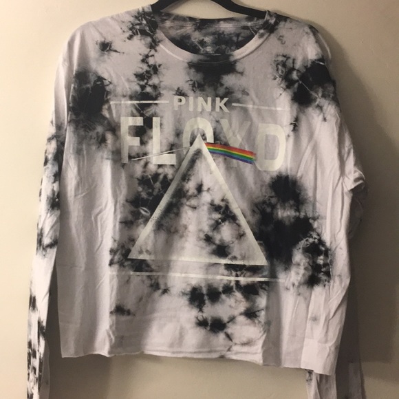 NWOT Pink Floyd tie dye long sleeve top - Picture 2 of 4